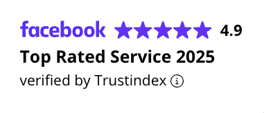 Facebook 4,9 · Top Rated Service 2025, verificato da Trustindex